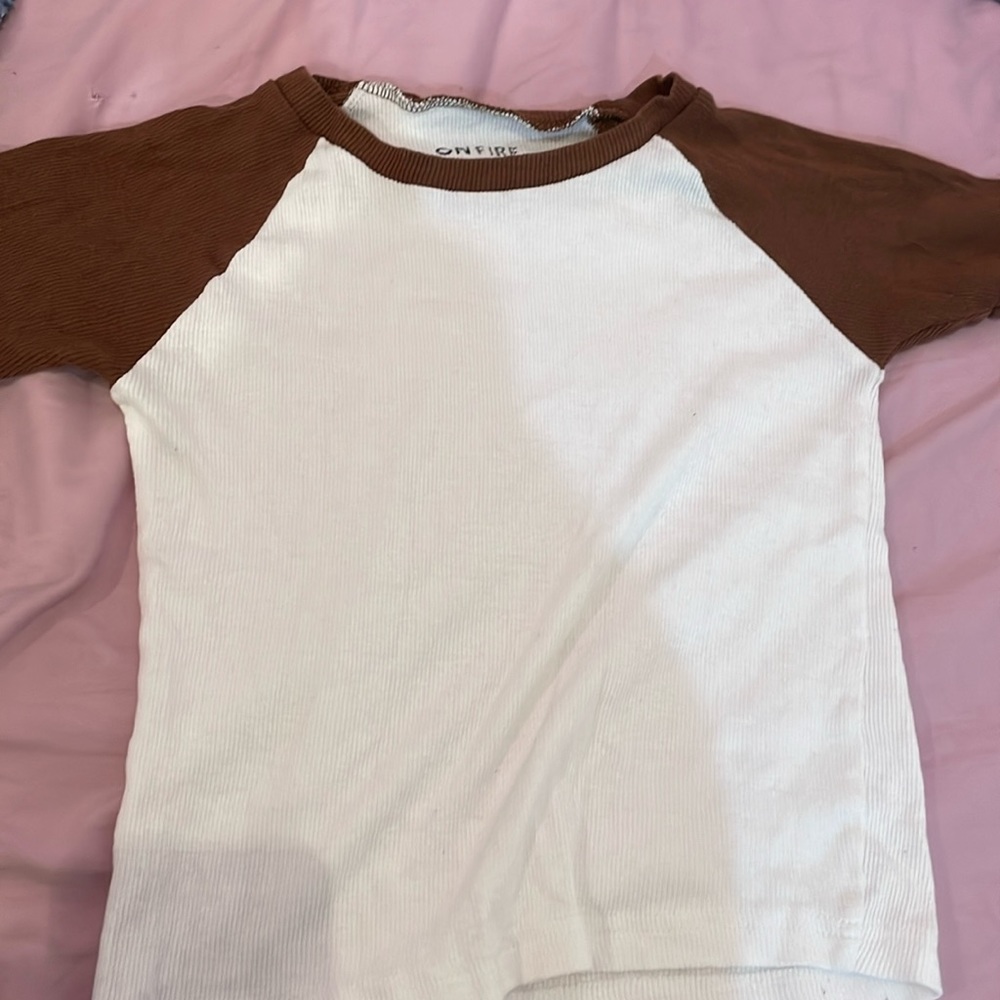 on fire basic tee